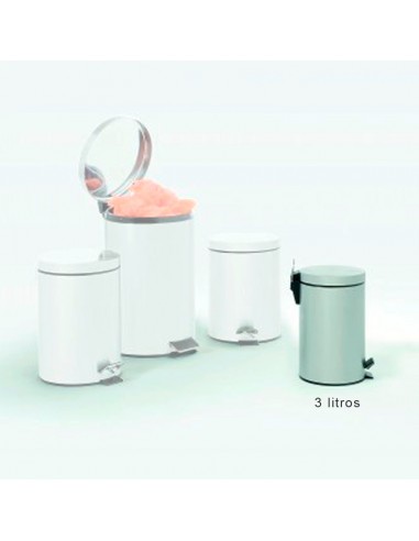 Papelera con pedal y tapa, 3, 5, 12 y...